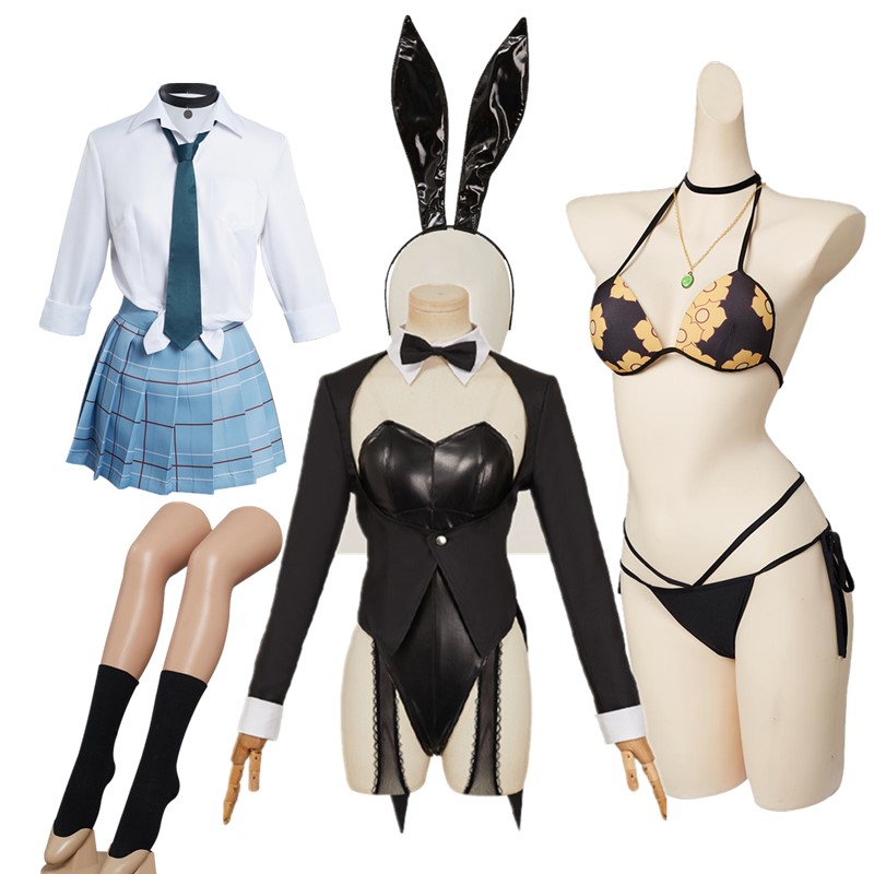 Kitagawa Anime Cosplay - Kitagawa Marin คอสเพลย์บิกินี่ชุดว่ายน้ํา JK เครื่องแต่งกายชุดกระต่ายหญิง Jumpsuit