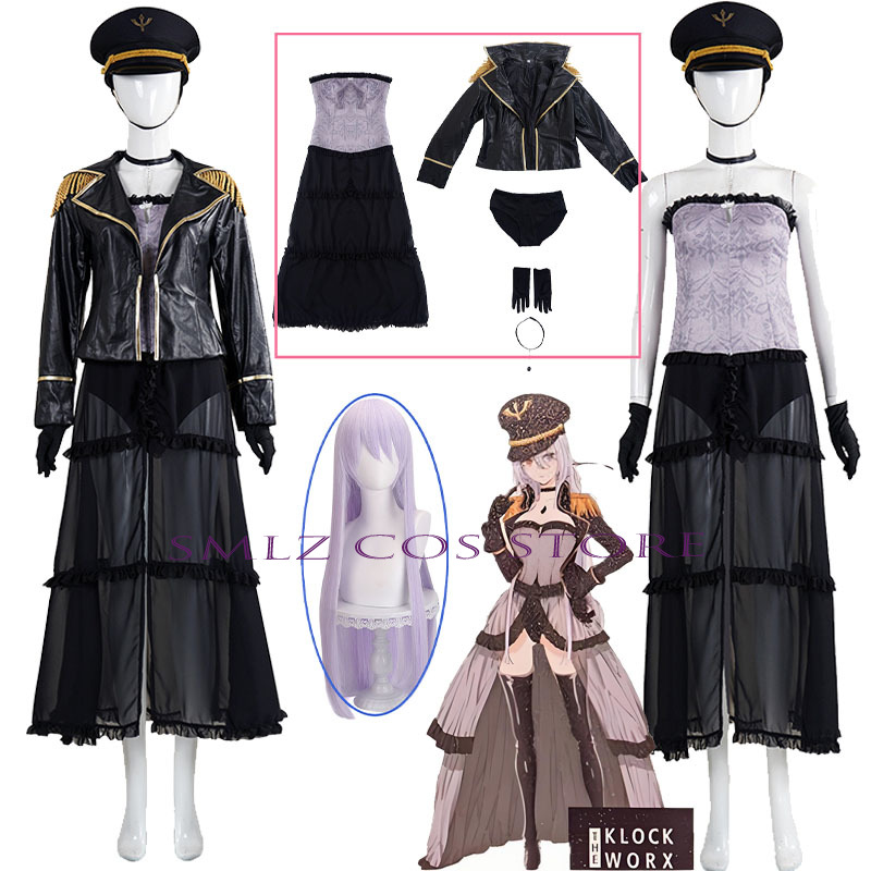 Kitagawa Anime Cosplay - อะนิเมะ My Dress-Up Marin Kitagawa คอสเพลย์ทหารสีดํา