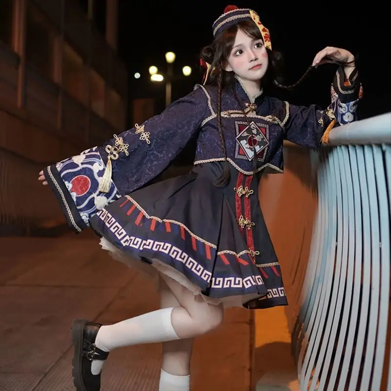Lolita สไตล์จีนหวานชุดน่ารักอะ - Anime Cosplay Ladies บทวิจารณ์และราคา