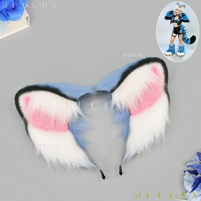 ชุดหูและหางเสือสีฟ้า Derpyy ทำ - Anime Cosplay Ladies บทวิจารณ์และราคา